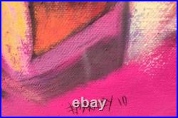 Peinture Frédérique Manley huile sur toile 80 X 40 centimètres