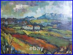 Peinture Hst Paysage Sud De La France Signe A Identifier Annees 50 60