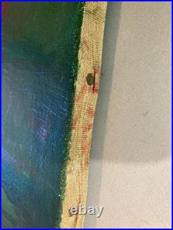 Peinture Huile Sur Toile Fauve Fauvisme Fauviste 1950 Portrait Femme Painting