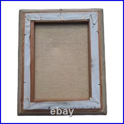 Peinture Huile Sur Toile Paris vue de Montmartre Le Sacré Cour Tableau Encadré