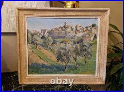 Peinture Huile Sur Toile Paysage Simone Testé