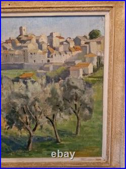 Peinture Huile Sur Toile Paysage Simone Testé