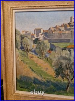 Peinture Huile Sur Toile Paysage Simone Testé