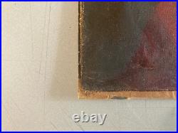 Peinture Huile Toile Et Carton Fleurs Fleur 1850 Oeillet A Identifier Ancien Art