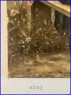Peinture Huile Toile Painting 1930 Copie Leçon De Catéchisme Prêtre Enfant Jesus Peinture Huile Toile Painting 1930 Copie Leçon De Catéchisme Prêtre Enfant Jesus