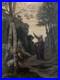 Peinture Huile Toile Painting XIXe Saint Paul Prédication Bible Jesus Painting