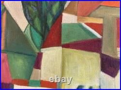 Peinture Moderne Huile Sur Toile Abstrait Hst Abstraction 2000 Painting Cubisme