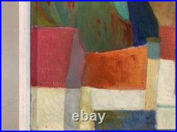 Peinture Moderne Huile Sur Toile Abstrait Hst Abstraction 2000 Painting Cubisme