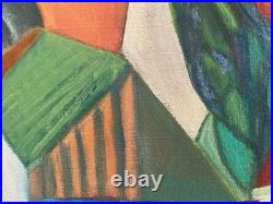 Peinture Moderne Huile Sur Toile Abstrait Hst Abstraction 2000 Painting Cubisme