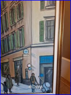 Peinture Moderne Huile Sur Toile Rue De Ville