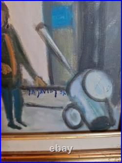 Peinture Moderne Huile Sur Toile Rue De Ville