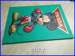 Peinture, Pop art, Mickey Prada huile sur toile, format 50/70 cm