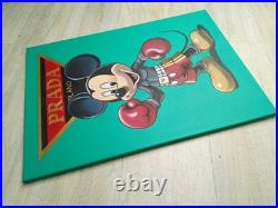 Peinture, Pop art, Mickey Prada huile sur toile, format 50/70 cm