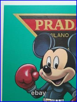 Peinture, Pop art, Mickey Prada huile sur toile, format 50/70 cm