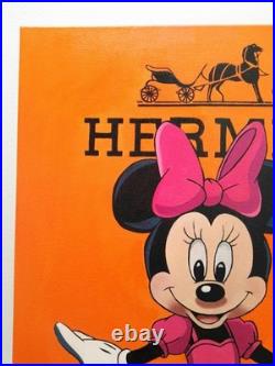 Peinture, Pop art, Minne Hermès huile sur toile, format 50/70 cm