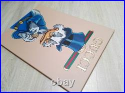 Peinture, Pop art, Picsou Gucci huile sur toile, format 50/70 cm