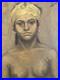 Peinture Portrait Femme Huile 1930 Orientalisme Orientaliste Portrait Painting