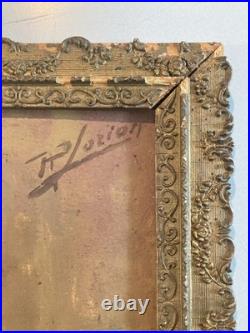 Peinture Portrait Femme Huile 1930 Orientalisme Orientaliste Portrait Painting