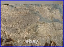 Peinture Portrait Huile Toile Expressionniste 1940 Expressionnisme Painting Art