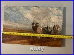 Peinture Portrait Huile Toile Expressionniste 1940 Expressionnisme Painting Art