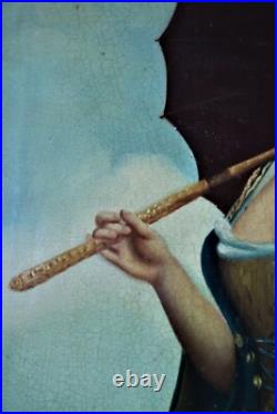 Peinture Sur Toile Dame Au Parapluie