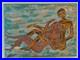 Peinture Sur Toile Signe? Titre Le Calin