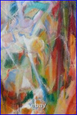 Peinture à l'huile sur toile, Paysage signé Josette Zenatti (1930-2008) BRANCHES