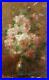 Peinture huile Jules Cyrille Cave bouquet de fleurs XIXeme XXeme