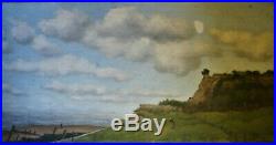 Peinture-huile-auguste Moynier-paysage Marin-vallee De L Oise- Musee-xix Eme