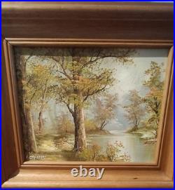 Peinture huile sur toile Signée Irene Cafieri