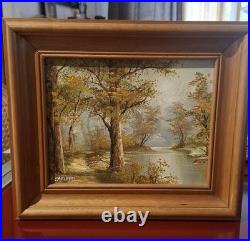 Peinture huile sur toile Signée Irene Cafieri