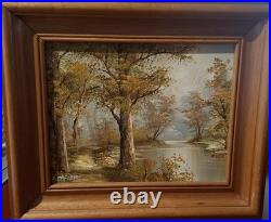 Peinture huile sur toile Signée Irene Cafieri