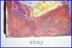 Peinture huile sur toile XXe signée Femme asiatique