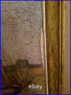 Peinture marine Huile Sur Toile Jules Demesse Port De Paimpol