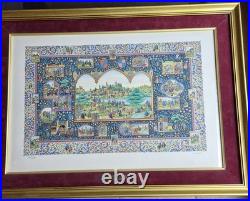 Peinture miniature Enluminure Lucy Boucher Christine de Pisan