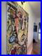 Peinture originale contemporaine Portrait expressionniste abstrait 158/70 cm