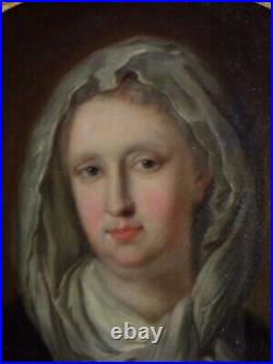Peinture portrait de Marie Victoire de Savoie-Carignan (1690-766) HST