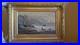 Peinture représentant une marine Époque XIX Ème S