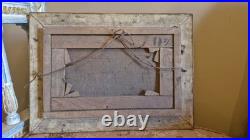 Peinture représentant une marine Époque XIX Ème S