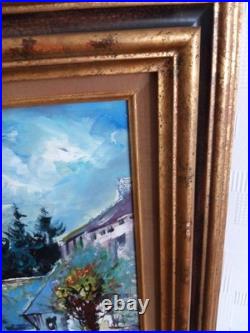 Peinture sur toile 51 x 59 encadrement magnifique