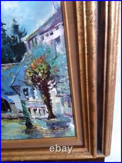 Peinture sur toile 51 x 59 encadrement magnifique