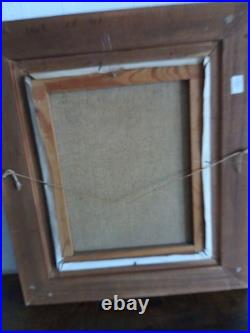 Peinture sur toile 51 x 59 encadrement magnifique