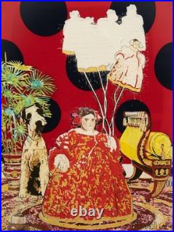 Peinture sur toile Cedric Marcillac l infante aux Ballons 60/80 cm sur coton