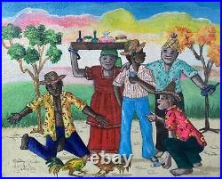 Peinture sur toile HAÏTI Duval Lochard