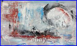 Peinture sur toile abstrait Art contemporain tableau peinture mdoerne 100x60
