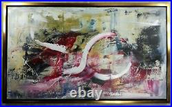 Peinture sur toile abstrait Art contemporain tableau peinture mdoerne 120x70
