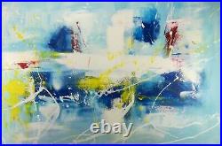 Peinture sur toile abstrait Art contemporain tableau peinture mdoerne 120x80