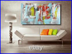 Peinture sur toile abstrait Art contemporain tableau peinture mdoerne 150x80