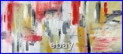 Peinture sur toile abstrait Art contemporain tableau peinture mdoerne 180x80