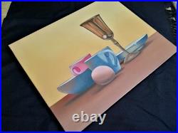 Peinture, tableau nature morte, huile sur toile, format 40/50 cm année 2026